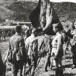 Primera jura de bandera de la Legión en octubre de 1920