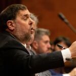 Junqueras, en su comparecencia ante el Parlament, en la comisión del 155