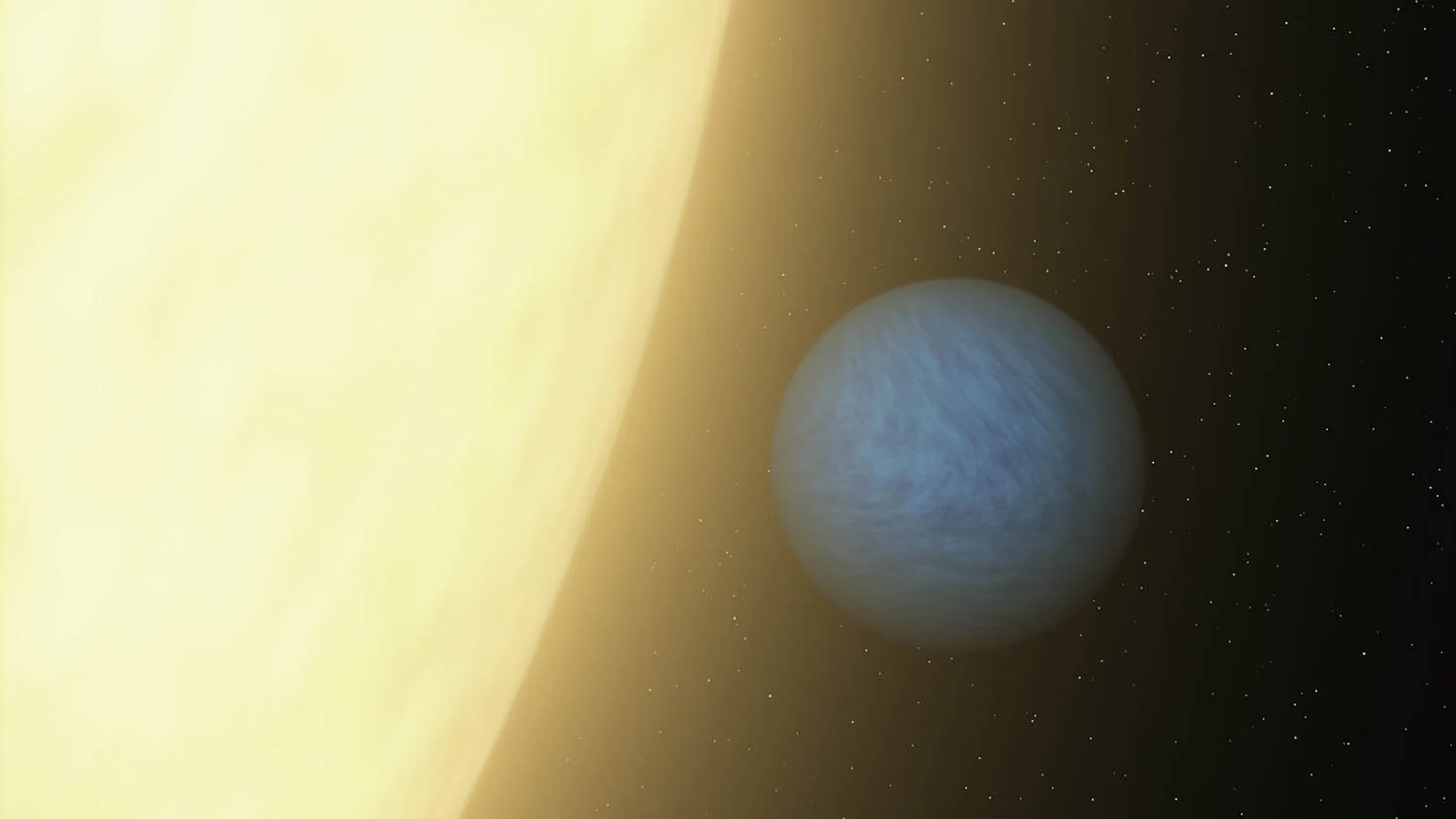 55 Cancri e, un potencial planeta de carbono.