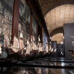 Vista de la exposición 'El viaje más largo', en el Archivo General de Indias de Sevilla