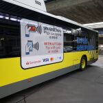 El sistema de pago contactless permite el pago con trajeta de crédito o con el teléfono móvil