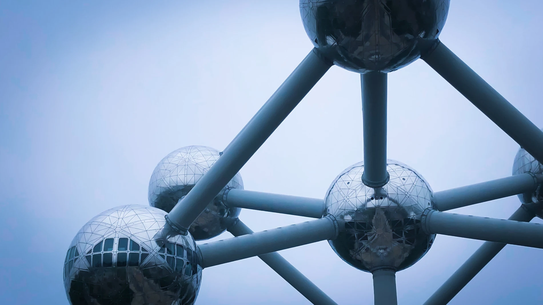 Foto del monumento Atomium en Bruselas