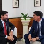 Marín con López Sidro