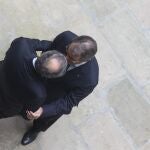 El presidente de la Generalitat, Quim Torra y el ex presidente Artur Mas en una foto de archivo