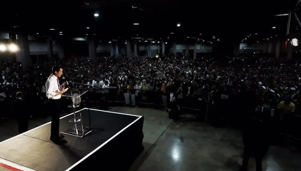 Guaidó finaliza su gira internacional pidiendo la "unión" de los venezolanos: "Tenemos el apoyo del mundo"