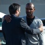 Josep Maria Bartomeu y Eric Abidal