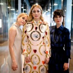 De izda. a dcha., Ana Fernández, Blanca Suárez y Nadia de Santiago, protagonistas de "Las chicas del cable"