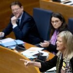 La consellera de Justicia, Gabriela Bravo, en Les Corts