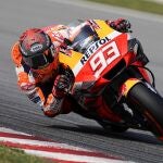 Marc Márquez, en el test de pretemporada en Malasia