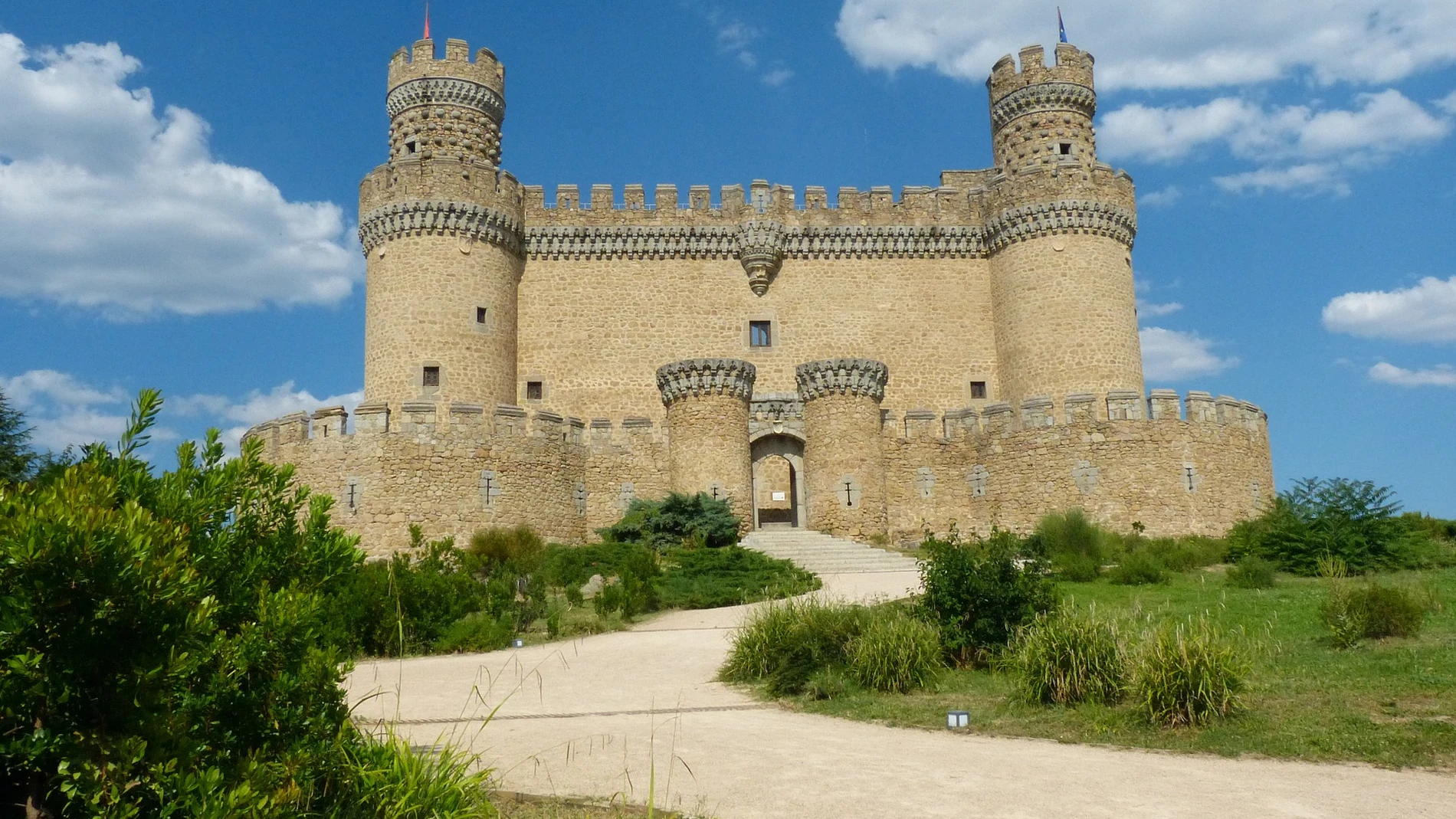 Vista del Castillo de Manzanares de el Real