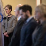 Margarita Robles asiste a la toma de posesión de Paz Esteban como nueva directora del CNI en sustitución del General Félix Sanz Roldán.