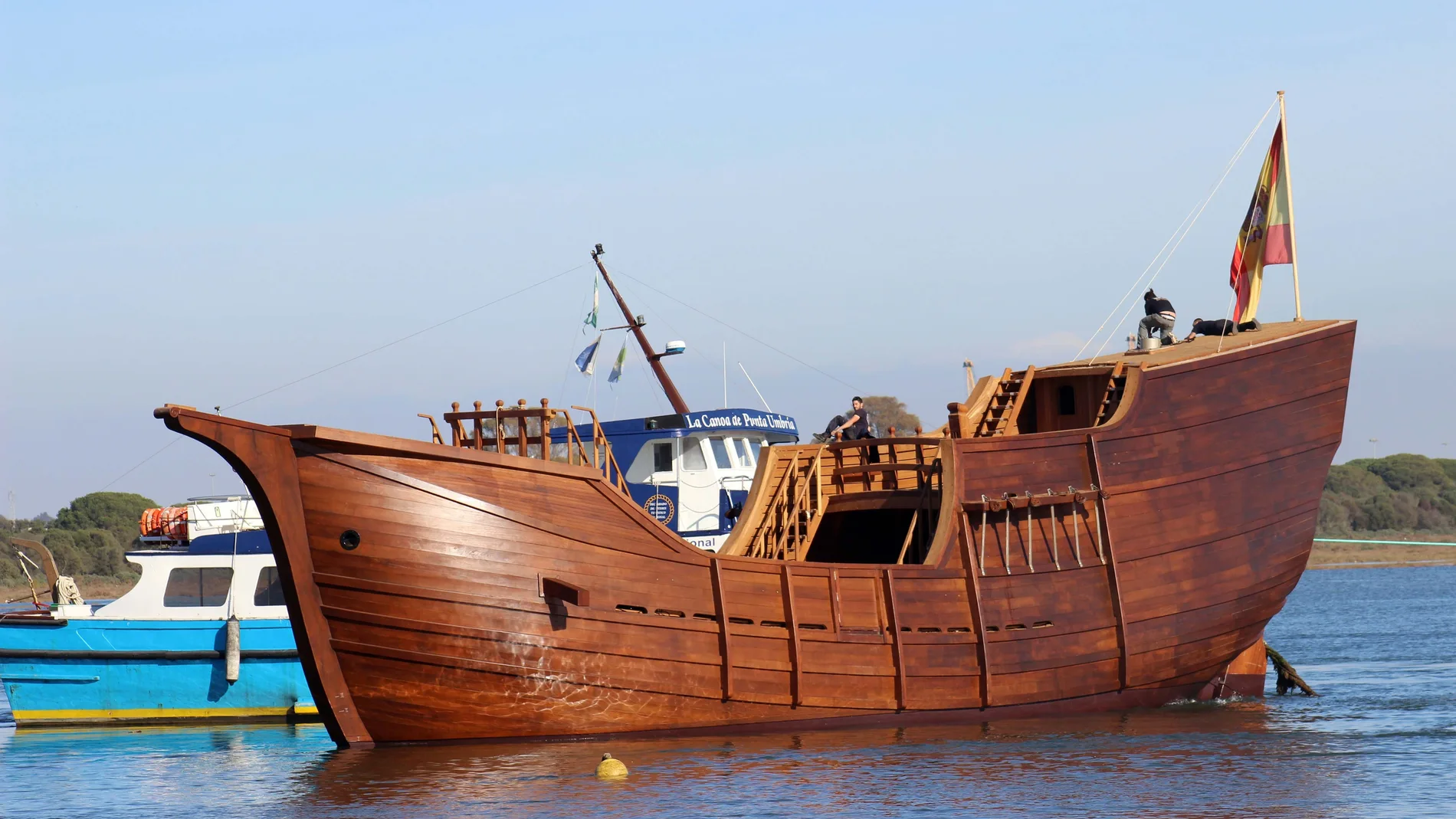 Botan una nueva réplica de la Nao Victoria como museo flotante para Sevilla