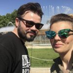 Gabriel Rufián (ERC) y su ex pareja, Mireia Varela