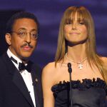 Gregory Hines y Heidi Klum en la ceremonia de los Premios Laureus en 2001