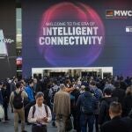Imagen de la última edición del Mobile World Congress que se celebró en Barcelona, hace año y medio