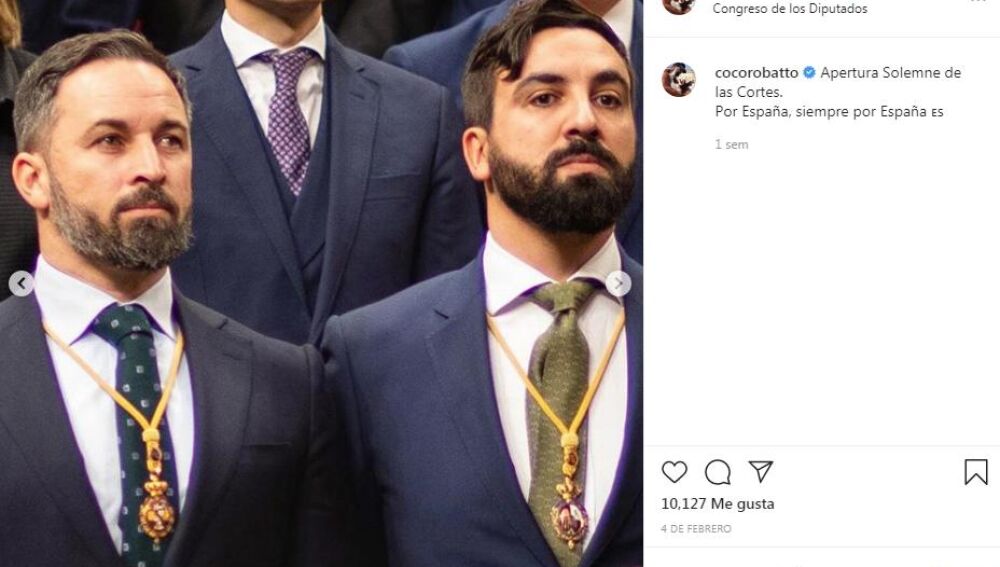 Coco Robatto, así es el doble de Abascal en Vox: “No soy Santiago, pero ...