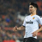Carlos Soler con el Valencia.