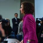 La ministra portavoz del Gobierno, María Jesús Montero