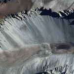 Foto de satélite del lago Don Juan