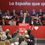 Comité Federal del PSOE con la intervención del presidente Pedro Sánchez en Ferraz.