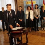 MADRID, 17/02/2020.- El nuevo delegado del Gobierno en Madrid, José Manuel Franco, durante la toma de posesión del cargo, este lunes en la Delegación del Gobierno en Madrid