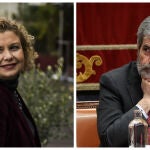 María Emilia Adán y Carlos Lesmes