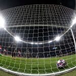 Saúl anotó el único tanto del encuentro