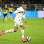 Mbappé, en el patido de Champions contra el Borussia