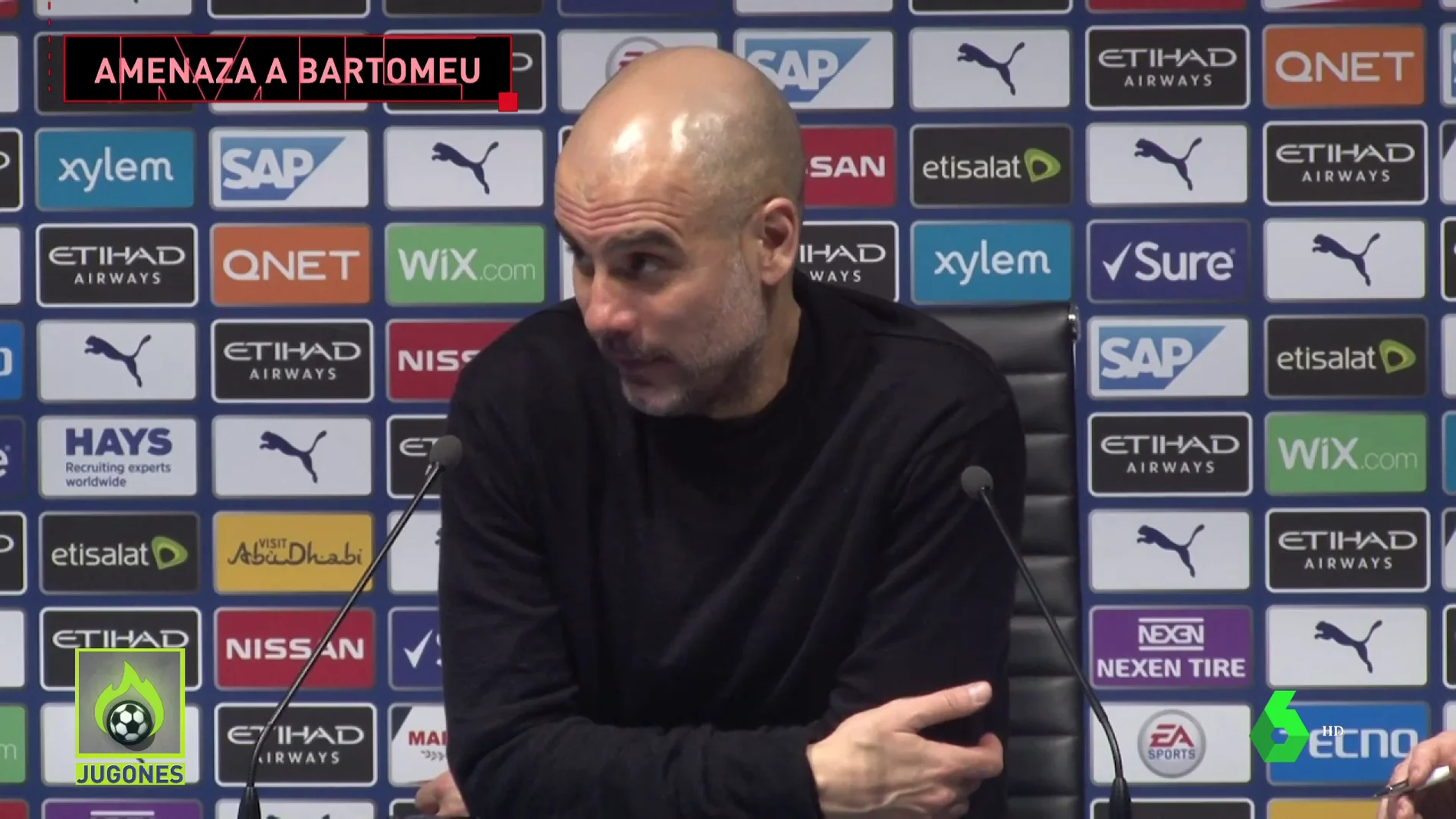 (20-02-20) Dardo de Pep Guardiola al Barcelona: "Que no hablen demasiado alto"