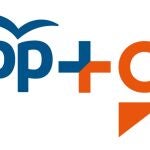 GRAF4266. MADRID, 21/02/2020.- Imagen del logo de la coalición entre el Partido Popular y Ciudadanos, bajo el nombre "PP + Cs", presentado este viernes para las elecciones vascas del próximo 5 de abril. A pesar del rechazo manifestado por el presidente de los populares vascos, Alfonso Alonso, el secretario general del PP, Teodoro García Egea, y el vicesecretario general de Cs, Carlos Cuadrado, han firmado esta tarde el acuerdo para concurrir en coalición a los comicios en el que destacan "como objetivo capital la unión del espacio constitucionalista en el País Vasco y el fortalecimiento de la unidad, la igualdad y la libertad". EFE/PP-Cs -SOLO USO EDITORIAL/NO VENTAS/NO ARCHIVO-