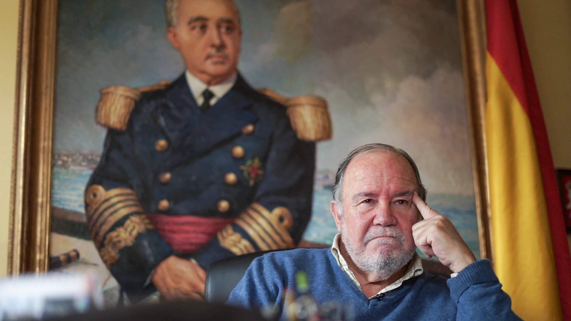 Juan Chicharro, presidente de la Fundación Francisco Franco