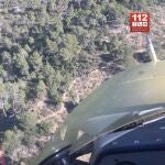 Imagen de la zona en la que se encontraba en herido