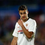 Sergio Reguilón con el Sevilla.