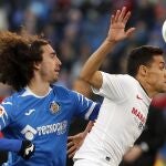 GRAF5417. GETAFE (MADRID), 23/02/2020.- Marc Cucurella con el Getafe frente al Sevilla. EFE/Javier Lizón