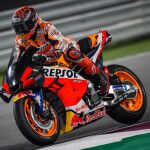 Márquez, en el test de Qatar