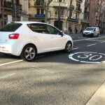 Las calles Creu Coberta y Sants de Barcelona se convierten en zonas de velocidad 30