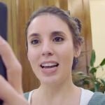 Imagen de uno de los vídeos que ha publicado Irene Montero desde que accedió al Ministerio de Igualdad