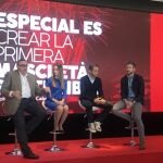 Un momento de la presentación de la mascletà que Amstel apadrina