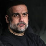 Pep Guardiola, durante el partido de Liga de Campeones contra el Real Madrid en el Santiago Bernabéu. Manuel Blondeau / AOP Press / DPPI26/02/2020 ONLY FOR USE IN SPAIN