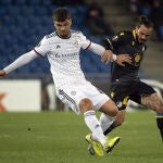 Imagen del encuentro entre el Basilea y el Apoel, de Liga Europa