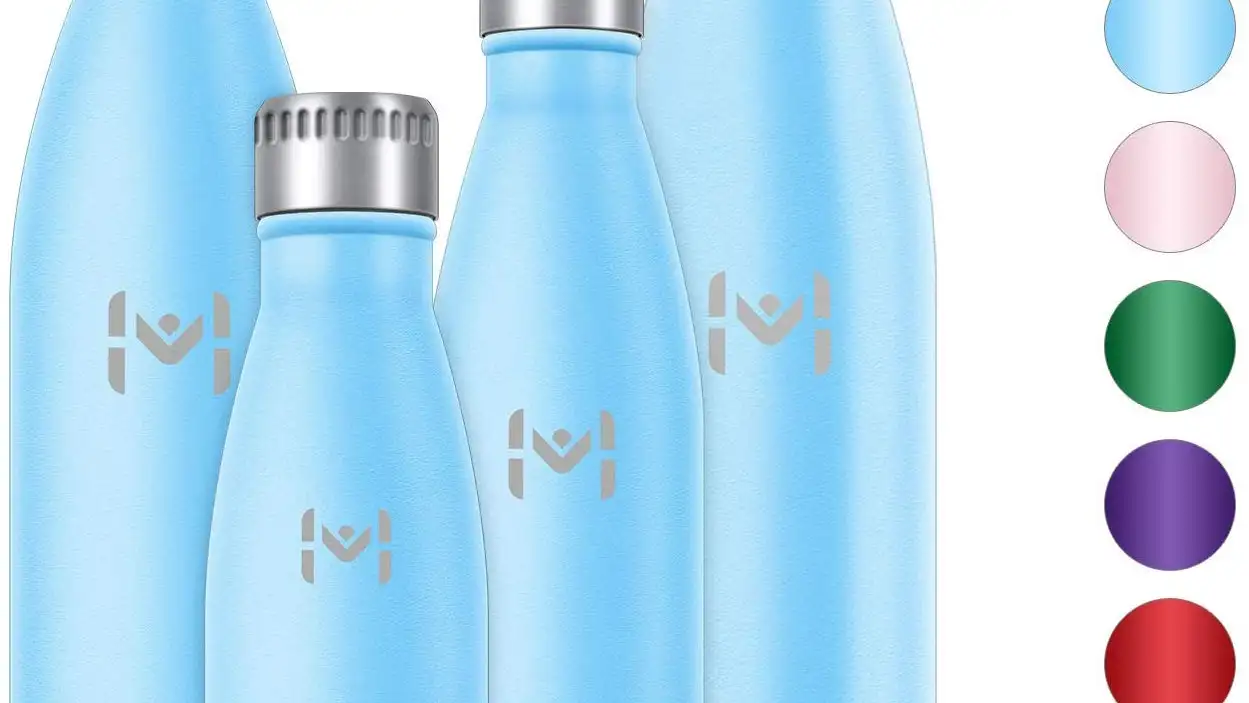 Botella de acero inoxidable en varios tamaños