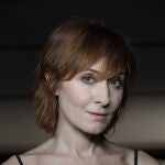 La actriz Nathalie Poza en una entrevista para Marta Robles