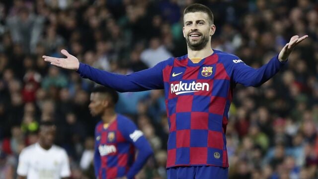 El defensa del Barcelona Gerard Piqué