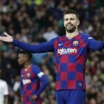 El defensa del Barcelona Gerard Piqué