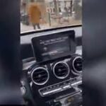 El conductor grabó la infracción desde su propio coche