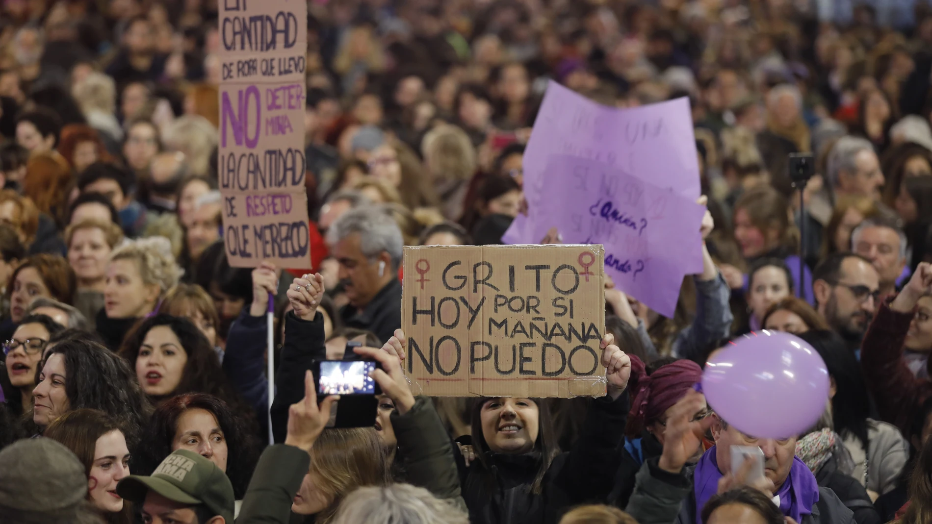 Manifestación del 8-M del año pasado / Efe