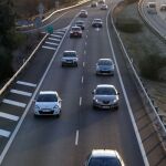 Carretera A-62 entre Cigales y Dueñas