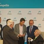 El presidente de la Diputación de Alicante, Carlos Mazón, junto al presidente del Consell Valencià de Cultura, Santiago Grisolía