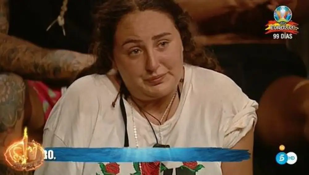 Rocío Flores muy apenada en "Supervivientes 2020"