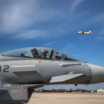 Eurofighter español en la base de Lajes en las Azores. Foto: Ejército del Aire
